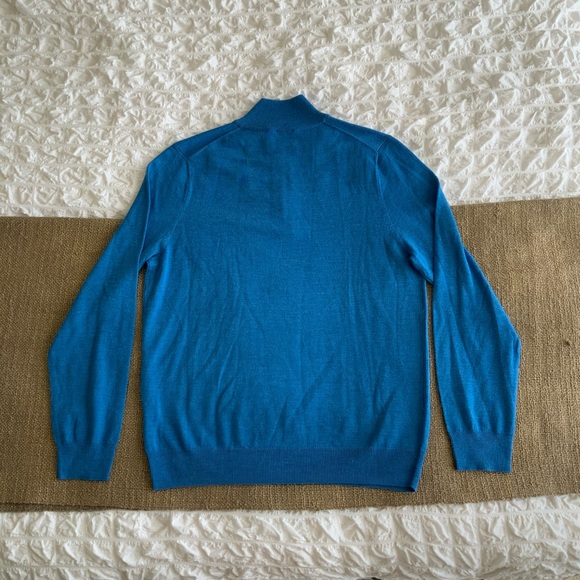 Jos. A. Bank Zip up Mens Medium Sweater - Picture 4 of 9